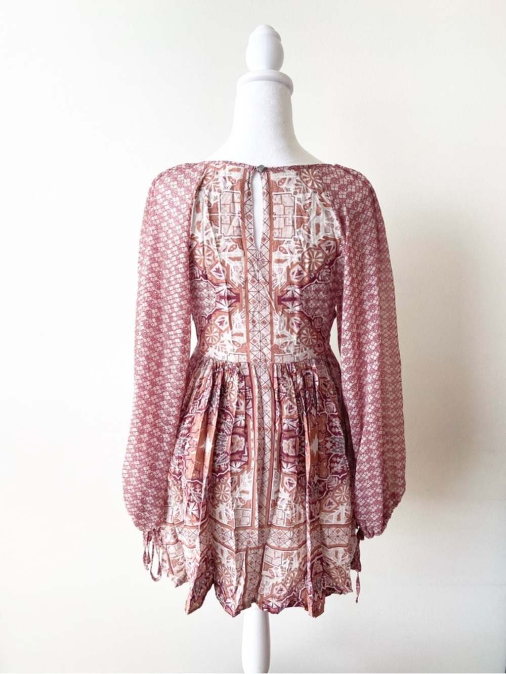 Free People Pink Dress Size 8 (M) - Picture 3 of 7